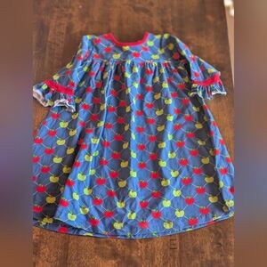 Girls Apple Dress/ Size 4T/4